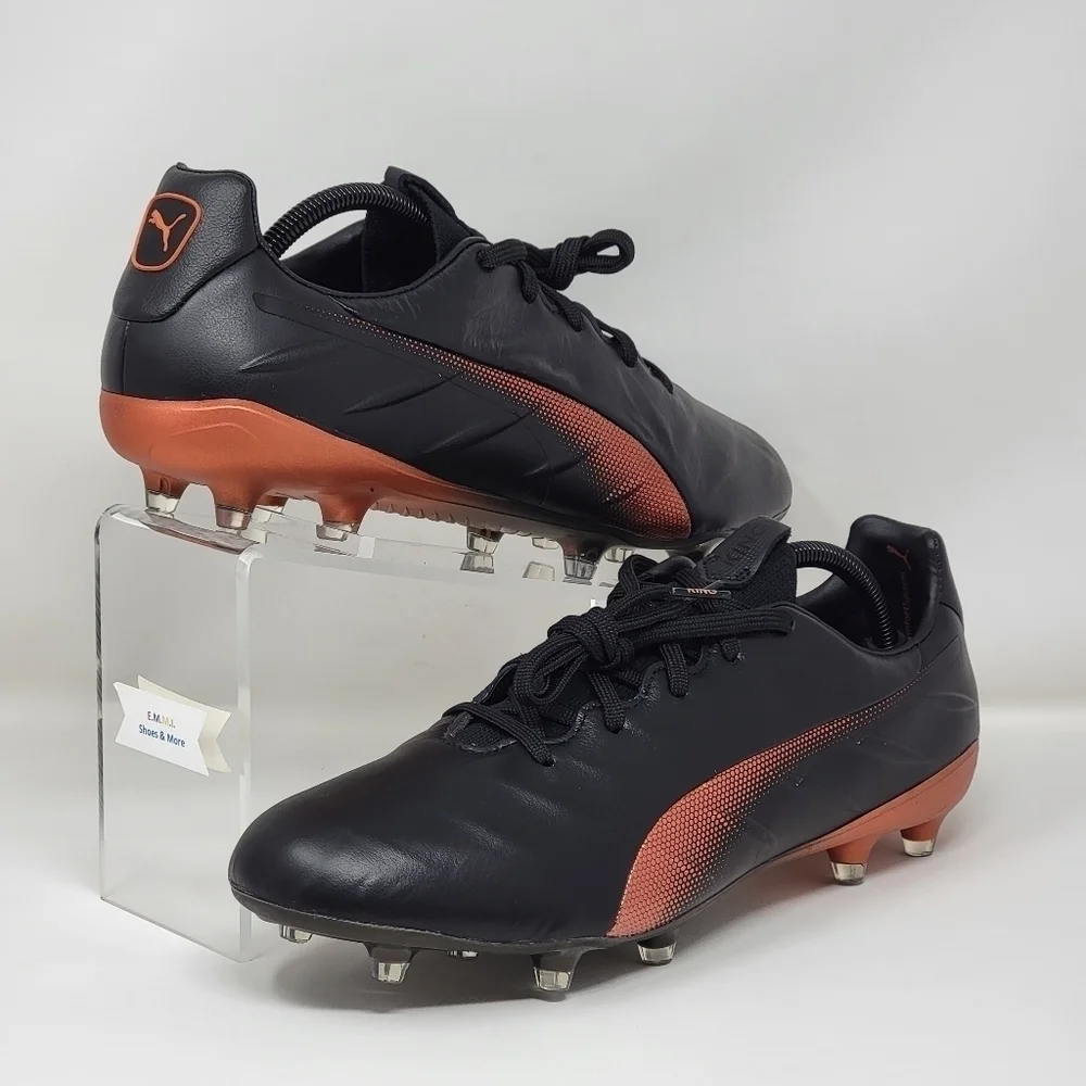 Puma King Platinum 21 FG AG Black Soccer Cleats Mens Size Multi Style 106478-04